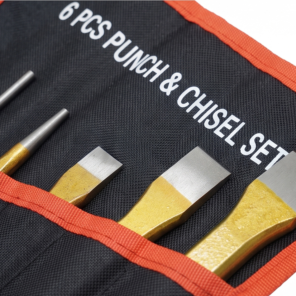 6-Piece Chisel Set with Pouch Packing