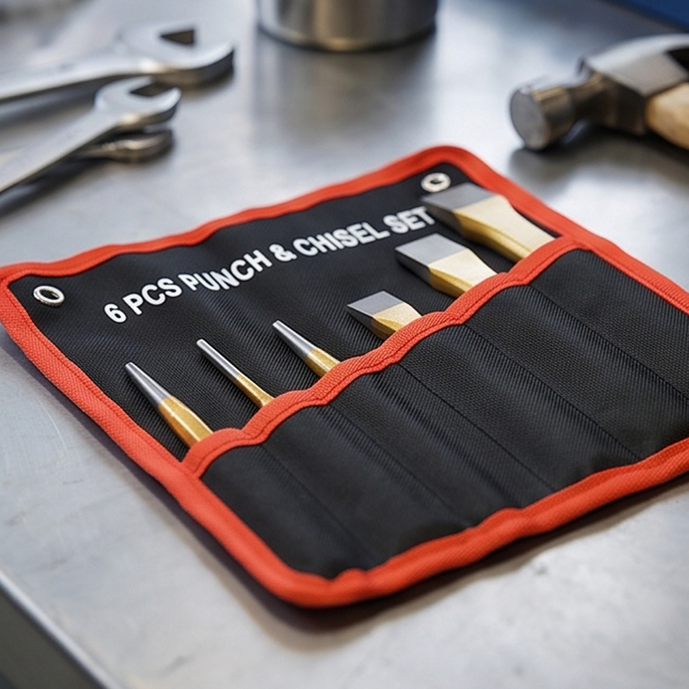 6-Piece Chisel Set with Pouch Packing