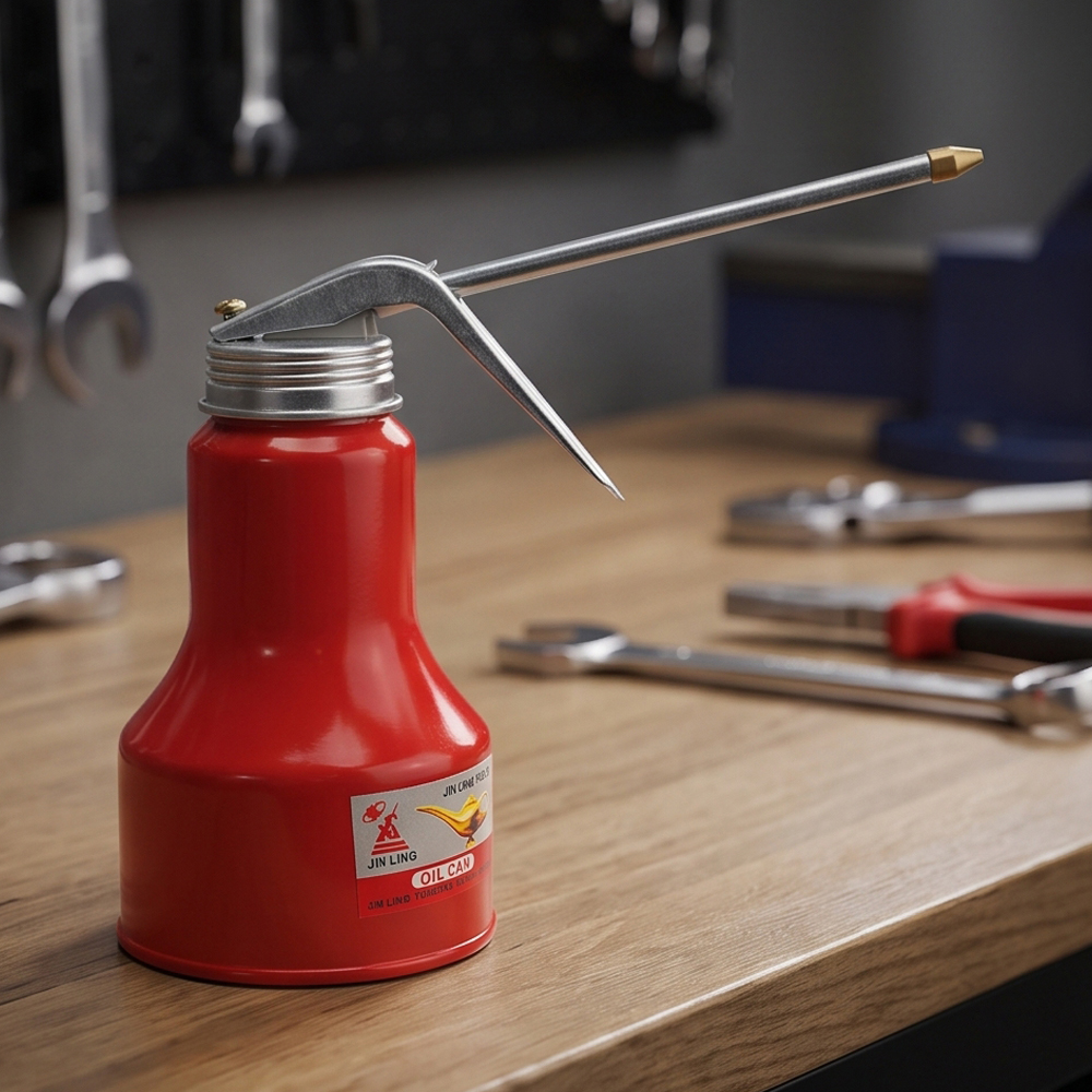 400CC  HIGH PRESSURE METAL OILER LUBRICATION OIL CAN