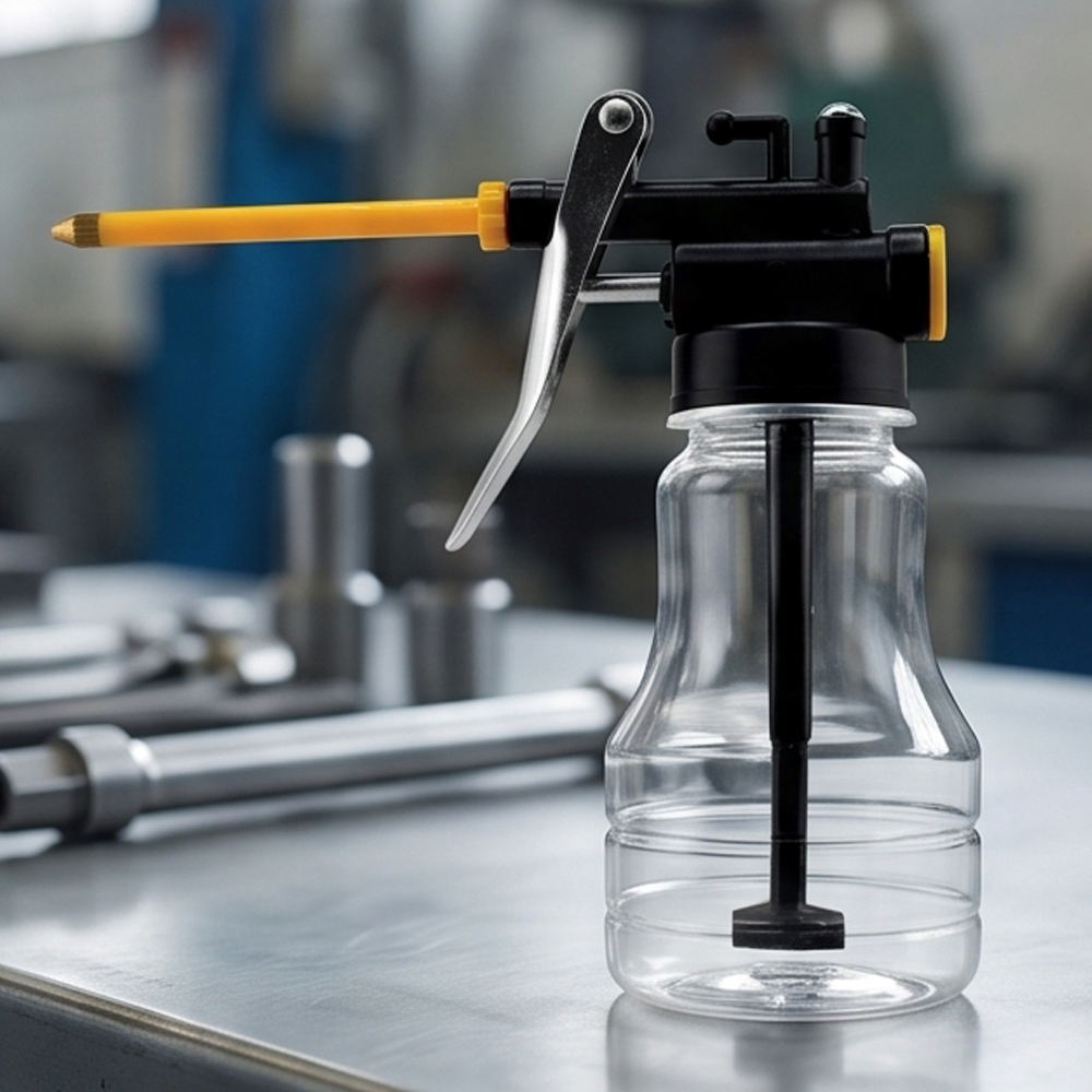 300CC  HIGH PRESSURE TRANSPARENT  OIL CAN