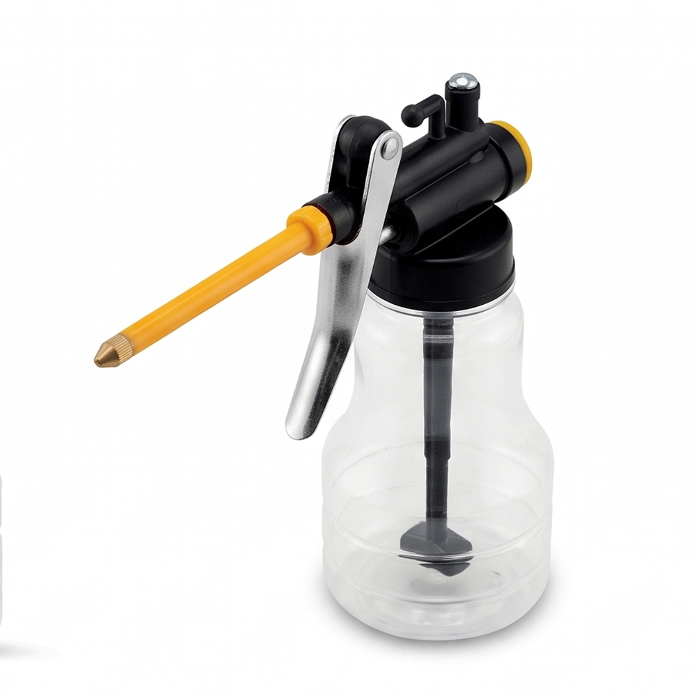 300CC  HIGH PRESSURE TRANSPARENT  OIL CAN