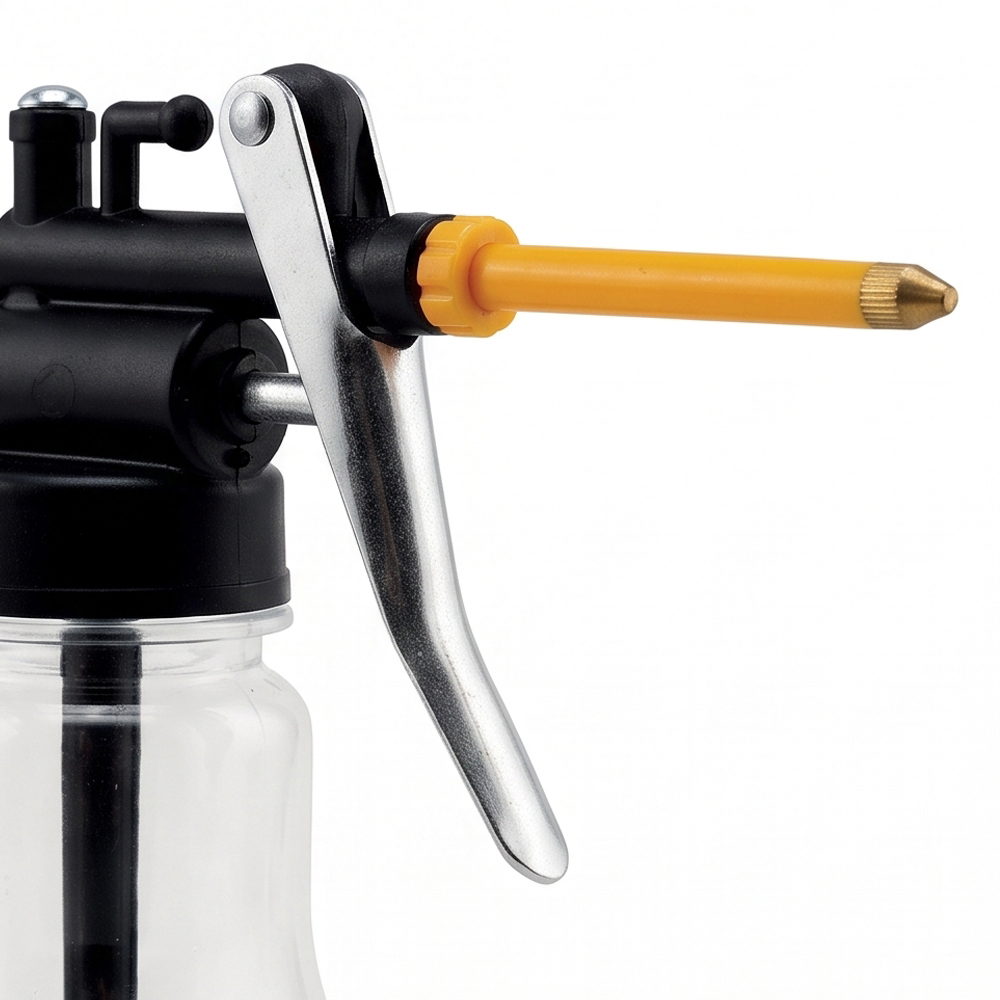 300CC  HIGH PRESSURE TRANSPARENT  OIL CAN