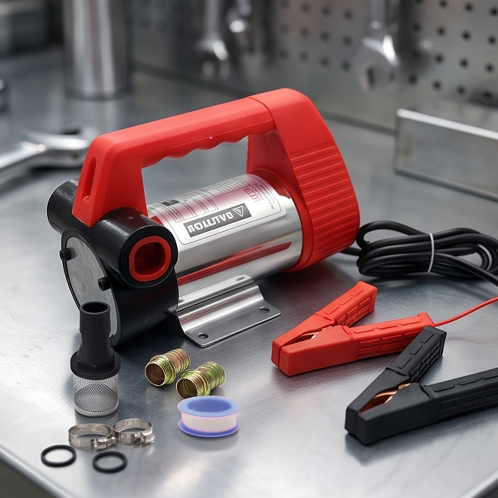 24V Portable Electric Oil Transfer Extractor Fluid Suction Pump