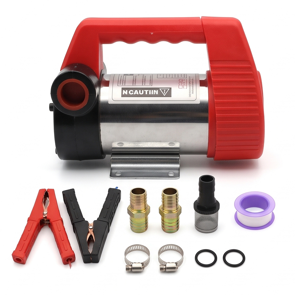 24V Portable Electric Oil Transfer Extractor Fluid Suction Pump
