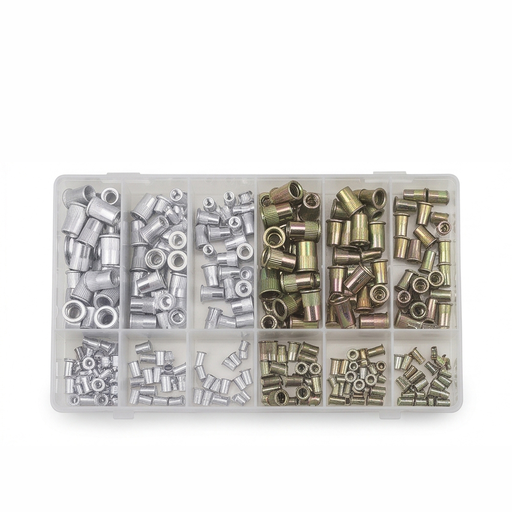 300 PCS ALUMINUM/CARBON STEEL NUT SET