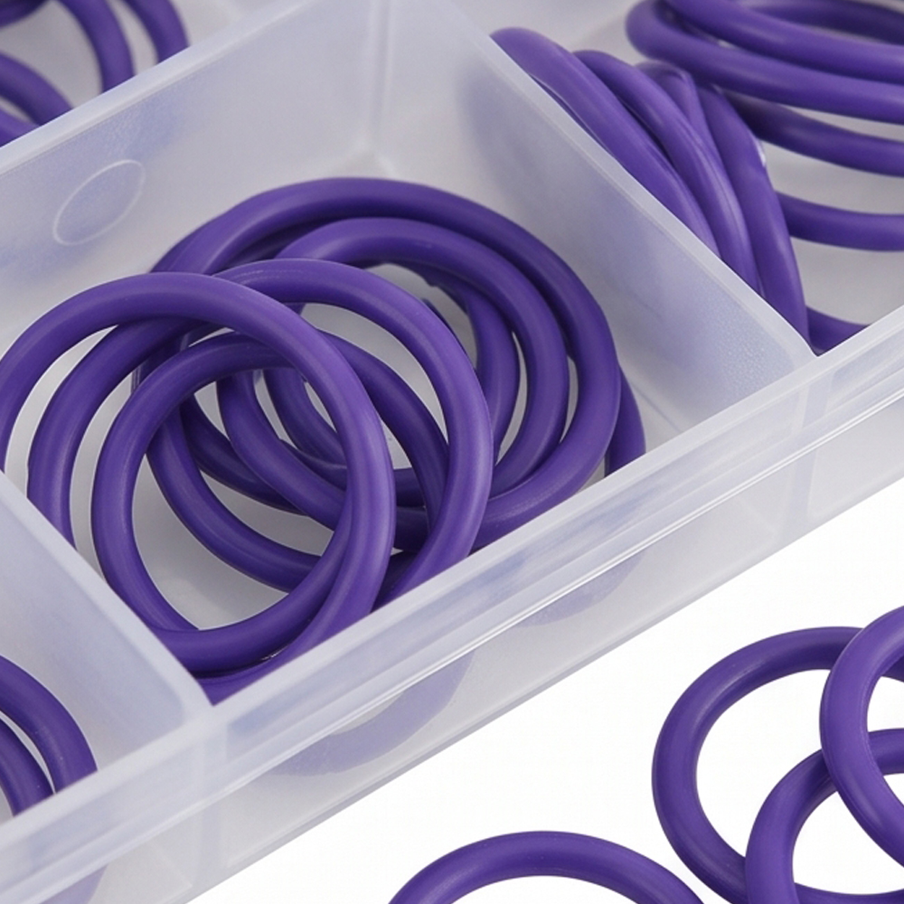 PURPLE RUBBER O-RING ASSORTMENT SET