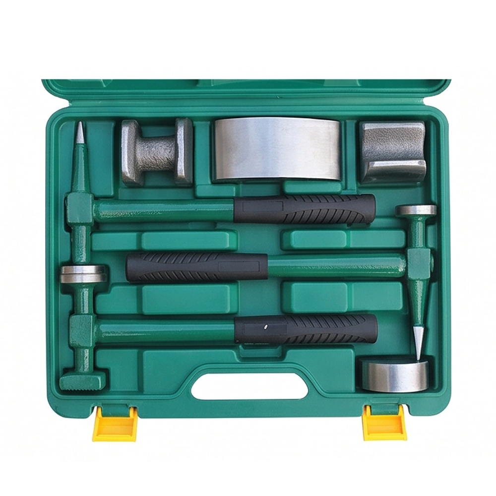 7 Pcs Body Repair Denting Hammer Dolly's Set