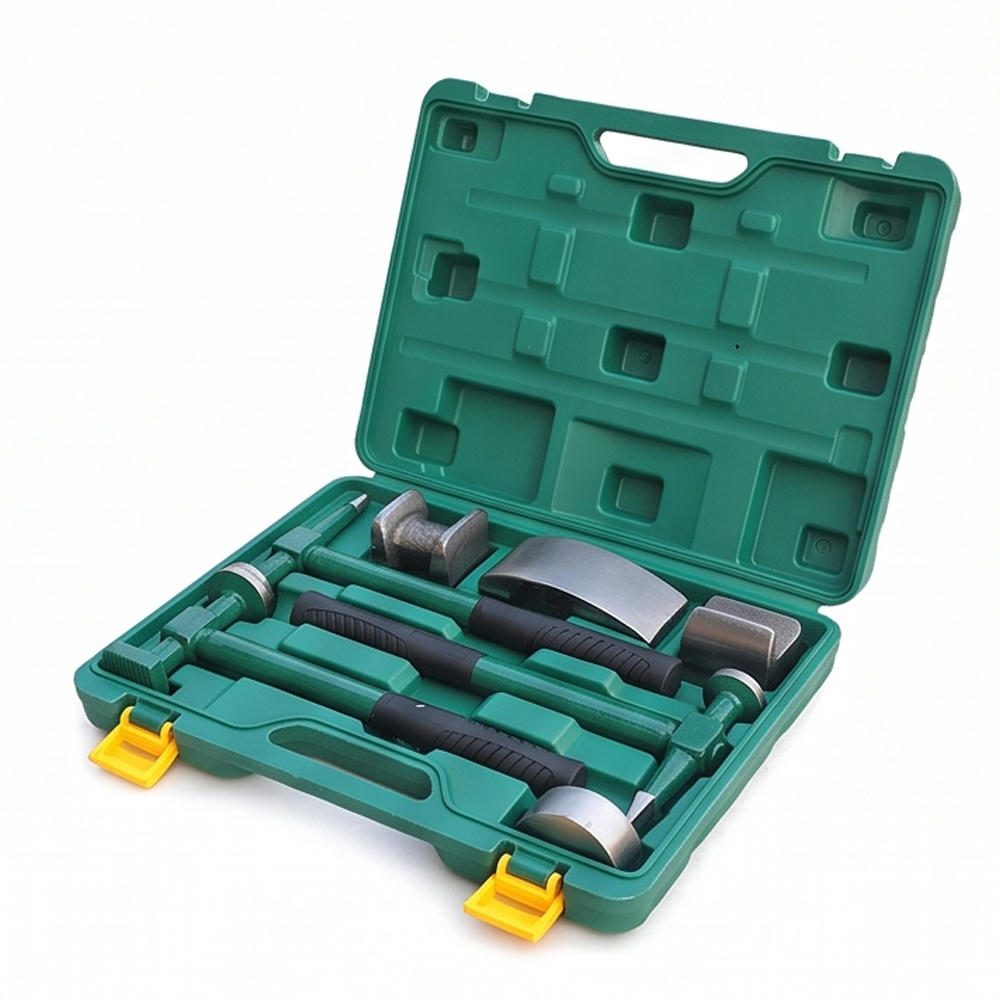 7 Pcs Body Repair Denting Hammer Dolly's Set