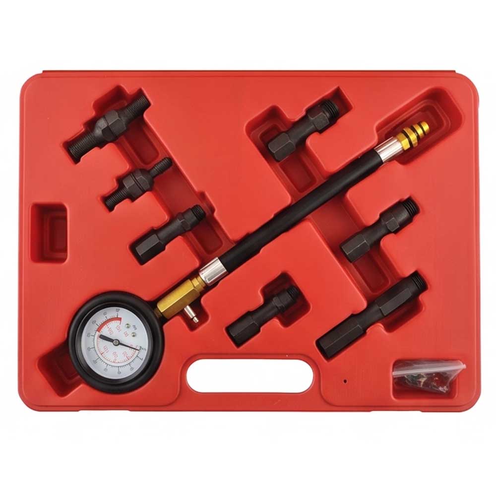 8 Pcs Petrol Engine Compression Tester Kit