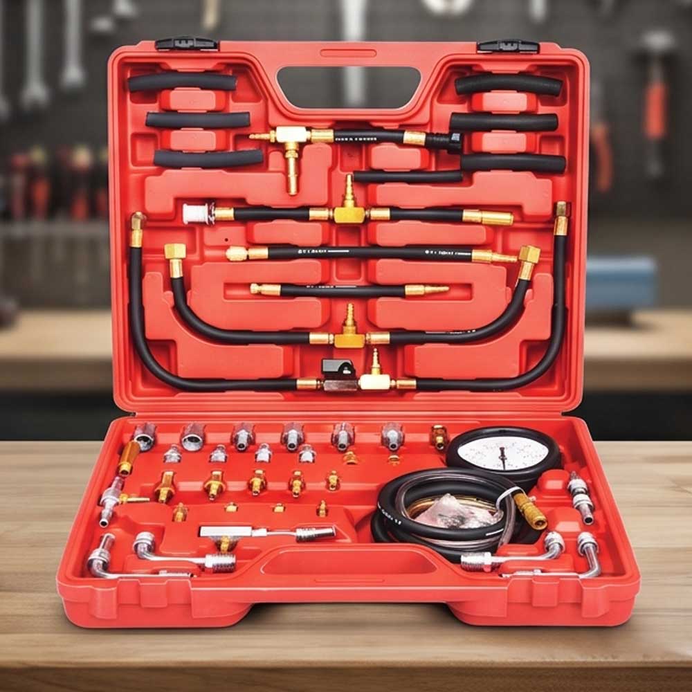 Gasoline Engine Compression Tester Kit 140 PSI