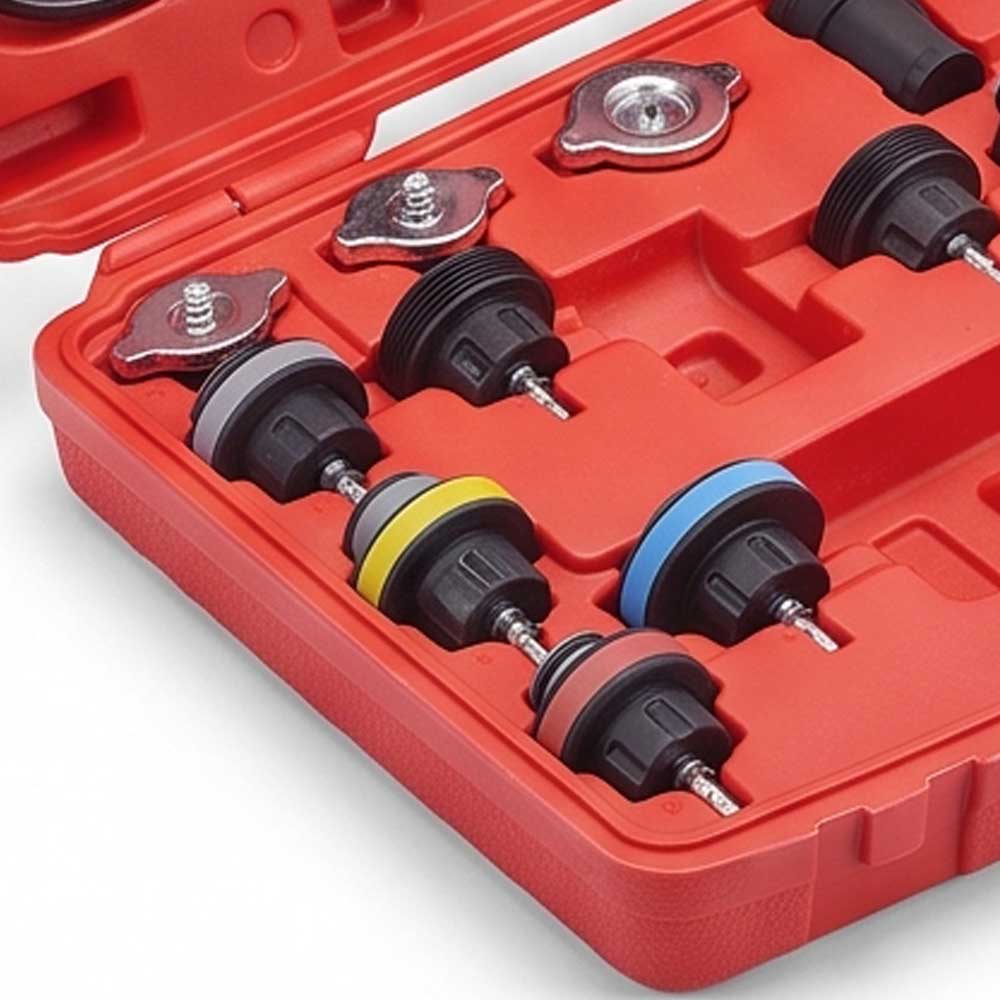 18 Pcs Radiator Pressure Tester Kit