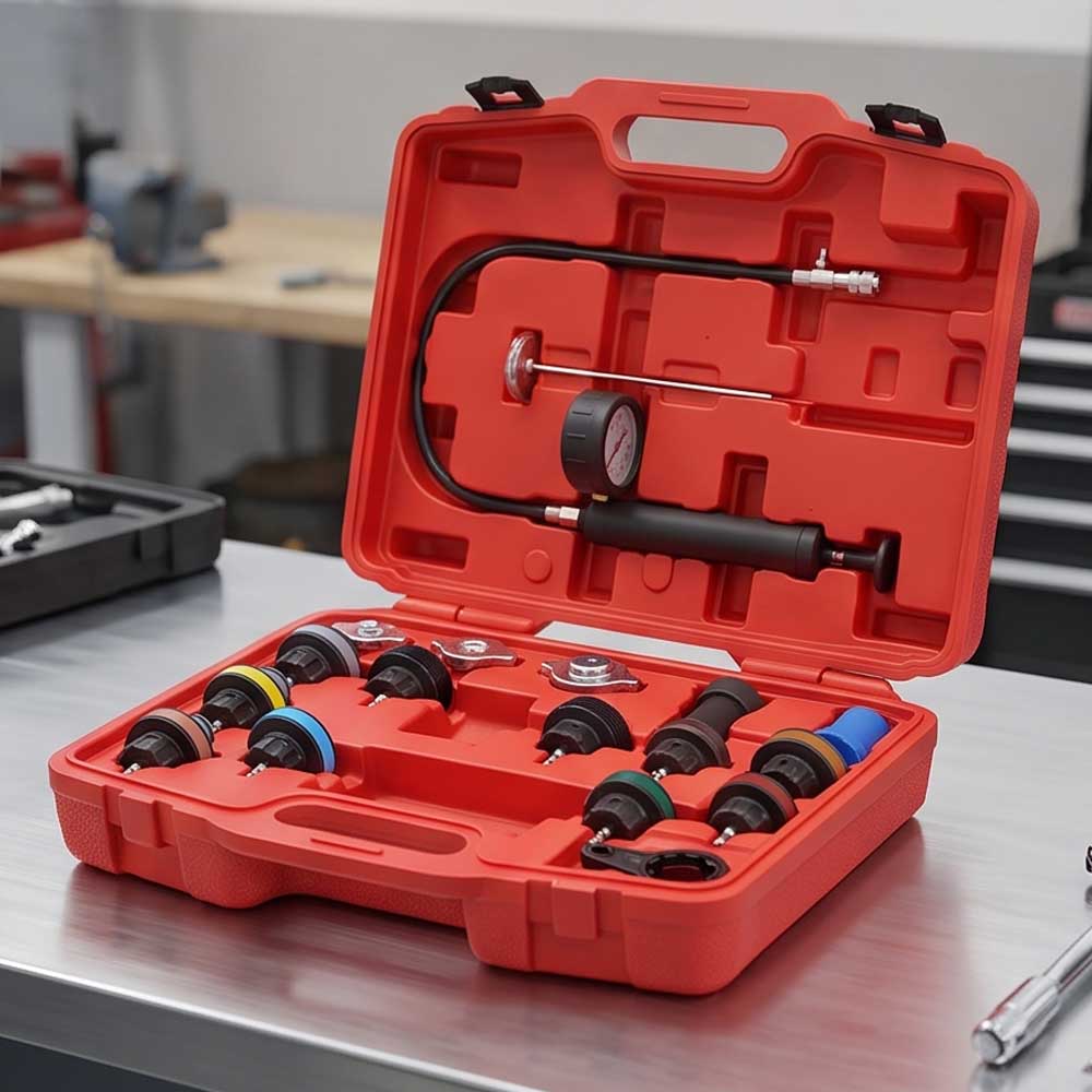 18 Pcs Radiator Pressure Tester Kit