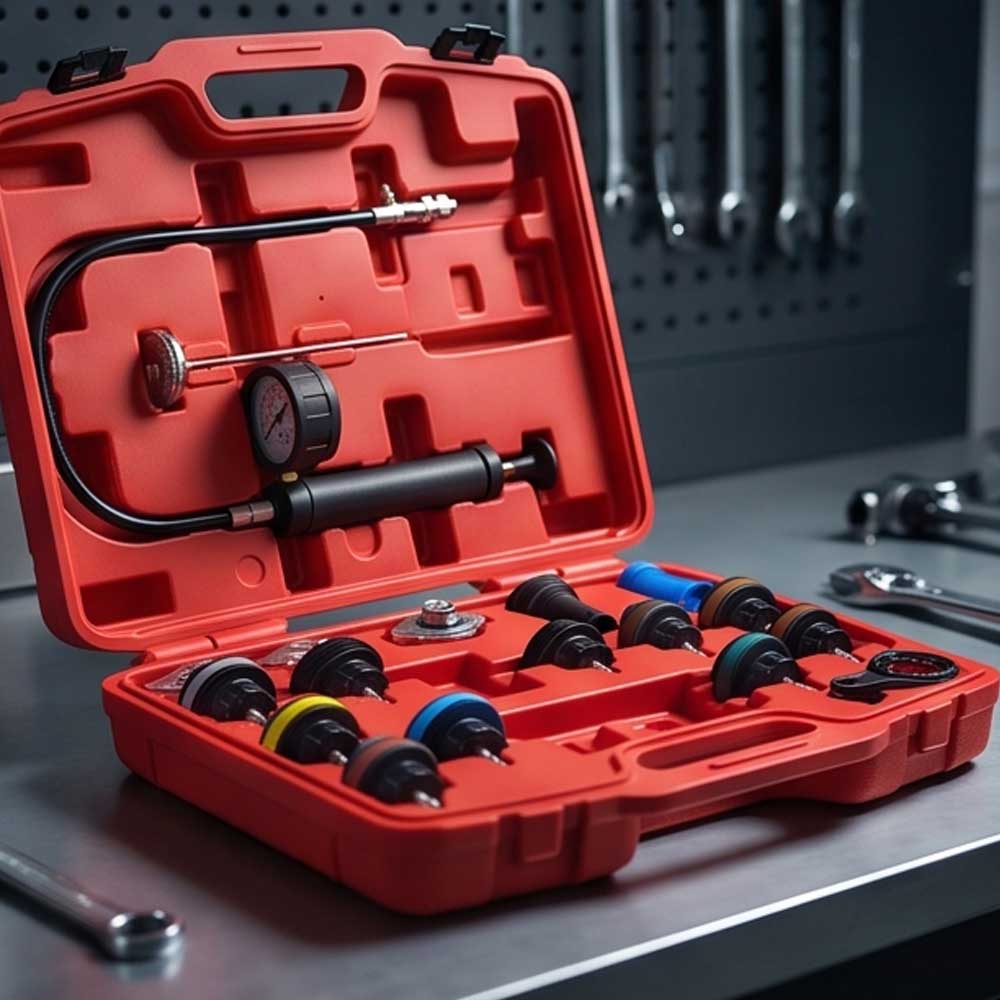 18 Pcs Radiator Pressure Tester Kit