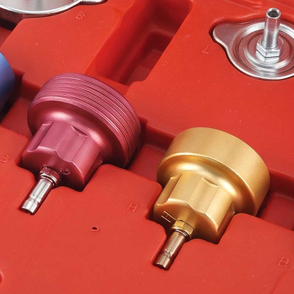 SGT - 14Pcs  Radiator Pressure Tester, Coolant Pressure Tester Kit.