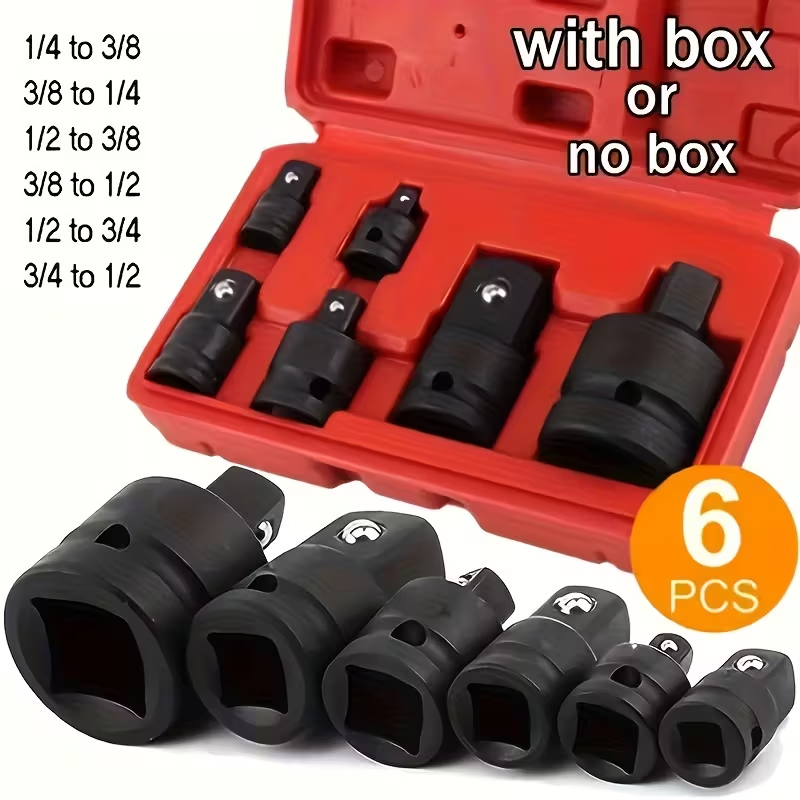 6 Pcs Impact Adaptor Set