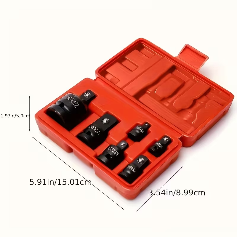 6 Pcs Impact Adaptor Set